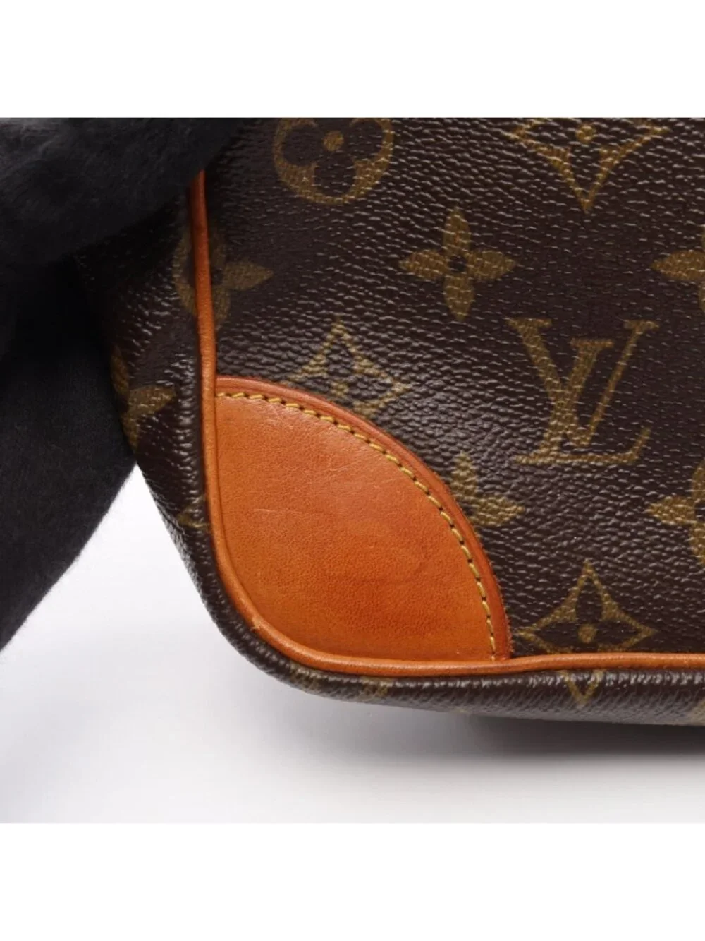 Louis Vuitton Clutch Compiegne 28 Monogram Canvas Leather